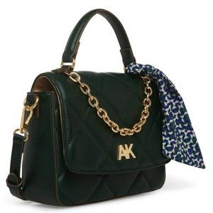 NWT ANNE KLEIN EVERGREEN QUILTED SHOULDER BAG HANDBAG